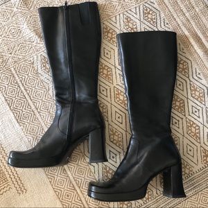 GUC Nine West | Black Leather Boots